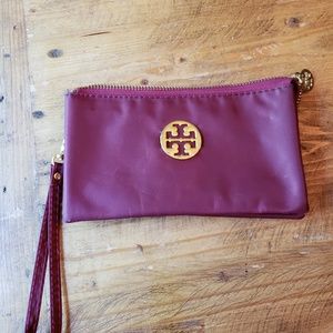 Tory Burch nylon wristlet